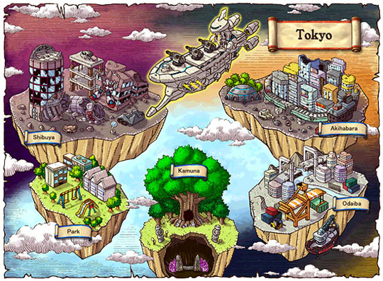 Tokyo World Map
