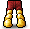 Red / Gold Stealer Pants (M) 